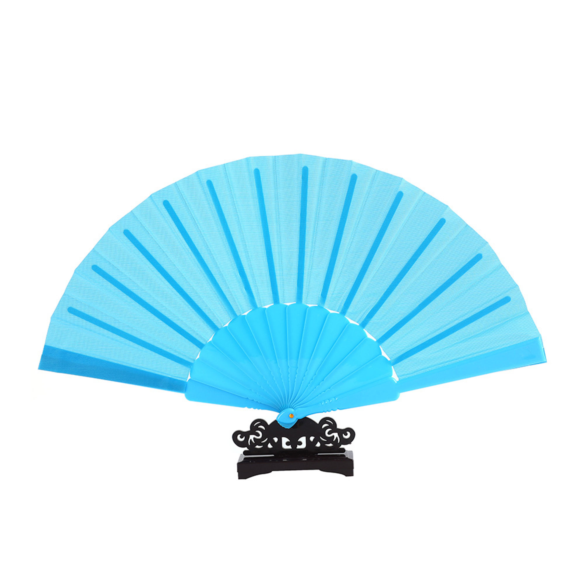 Plastic Hand Held Folding Fan 2