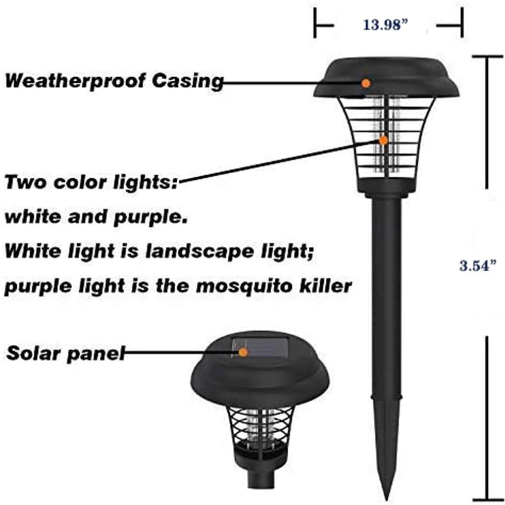 Mosquito lamp Killer Insect Fly Trap Indoor Outdoor 11