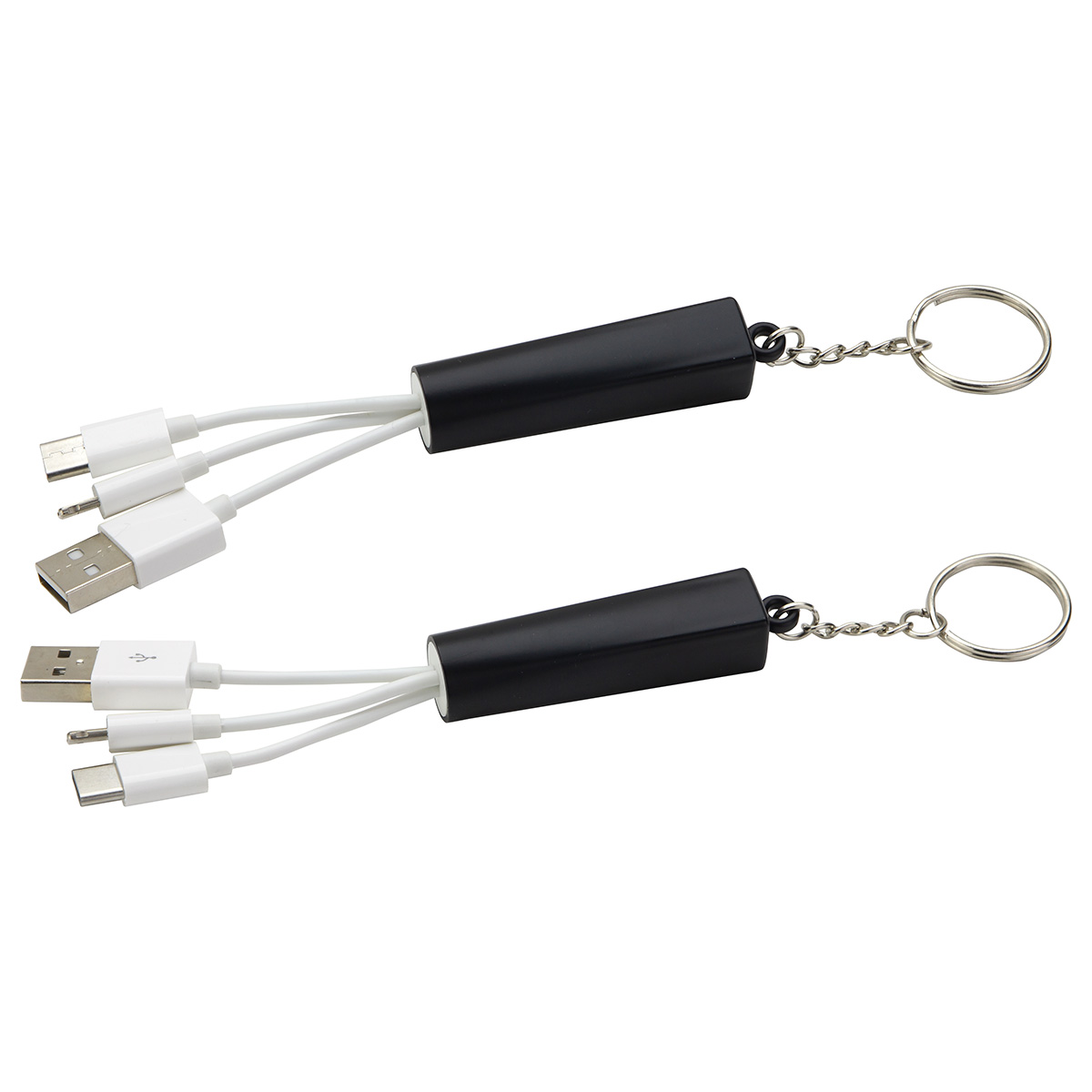 Trey 3-in-1 Light-Up Charging Cable with Keychain 19