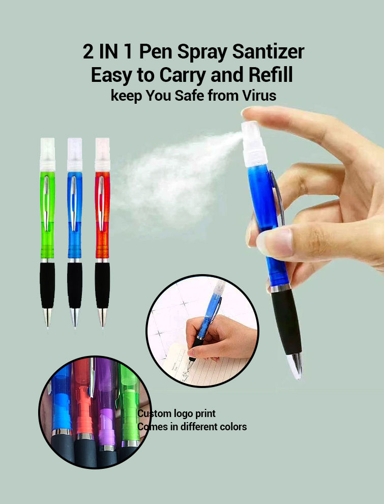 2-in-1 Hand Sanitizer Spray Pen 7