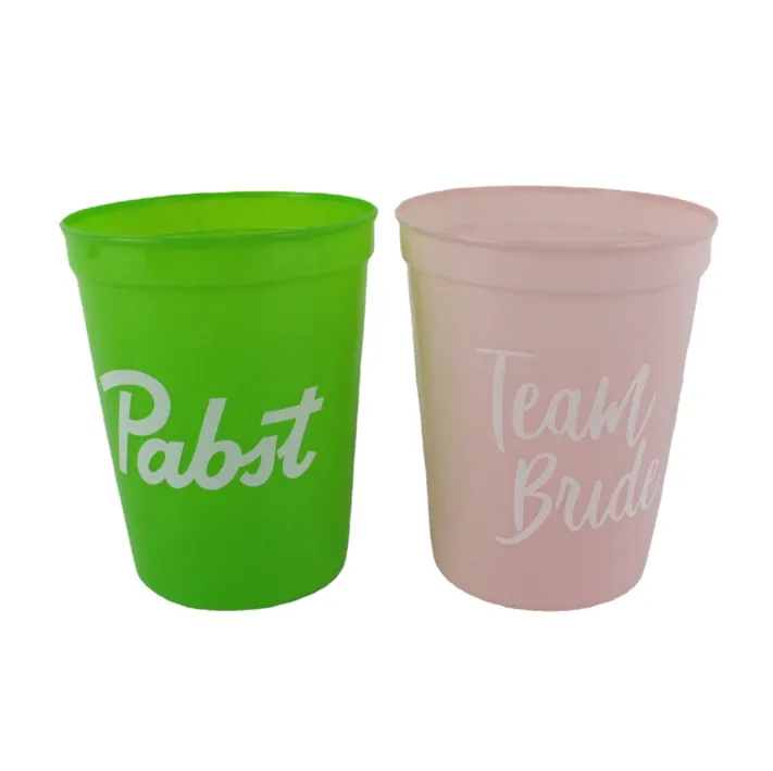 12oz Reusable Plastic Stadium Cup 1