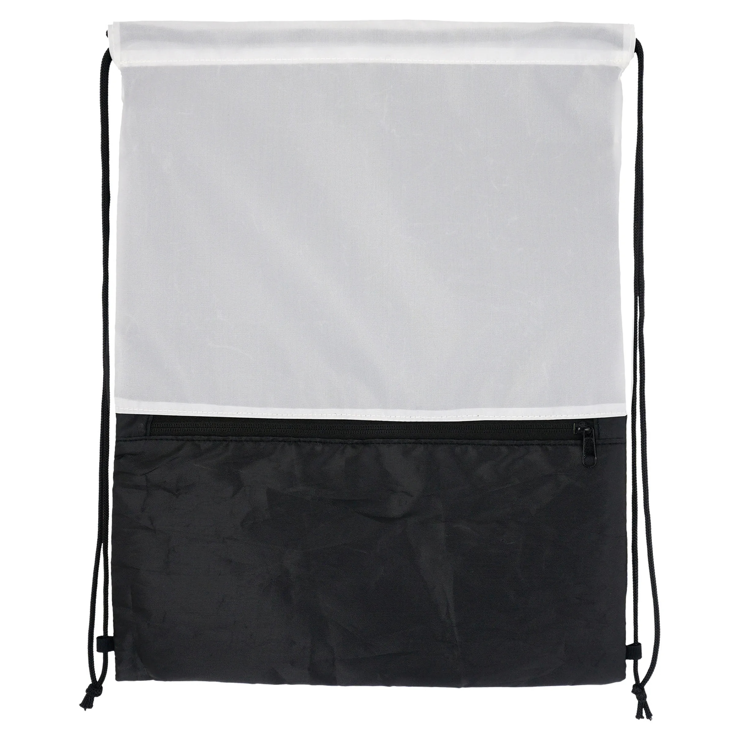 Full Color Zippered Drawstring Backpack 3