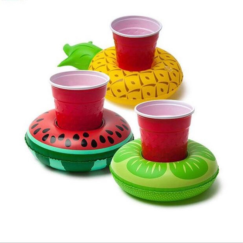 PVC Inflatable  Floating Coaster Cup Holder 2