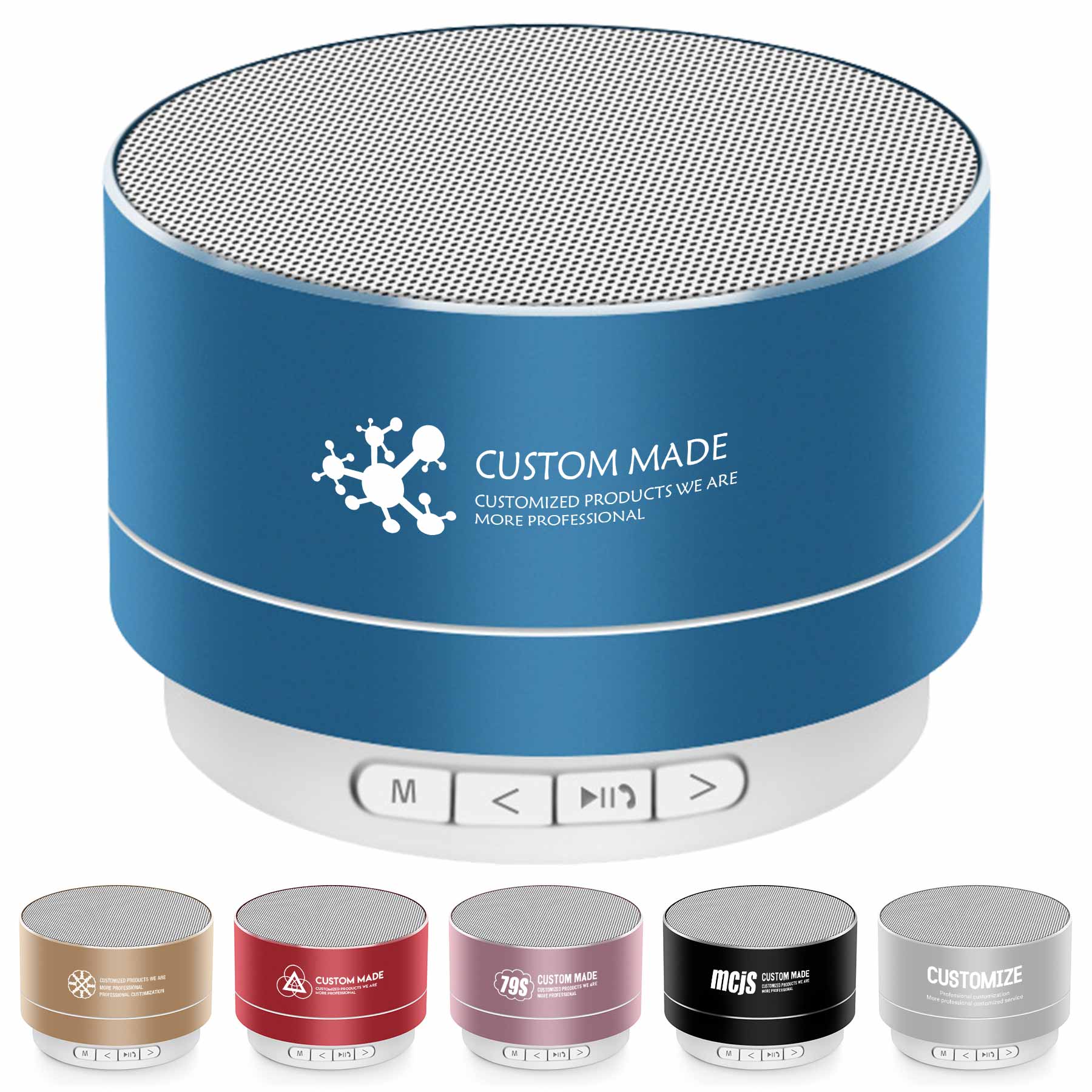 Custom Metal Wireless Bluetooth Mini Speaker 2