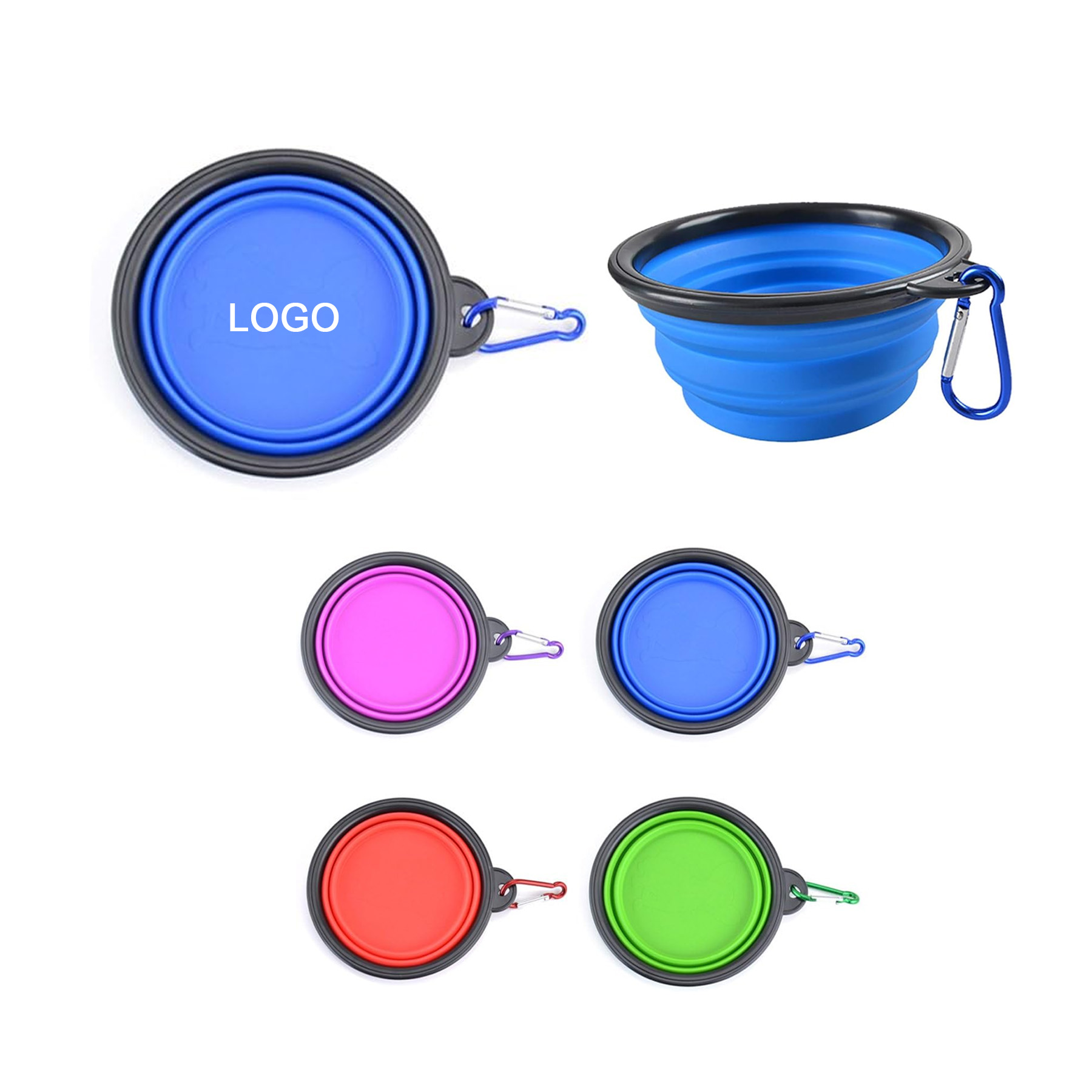 Silicone Collapsible Dog Bowls 1