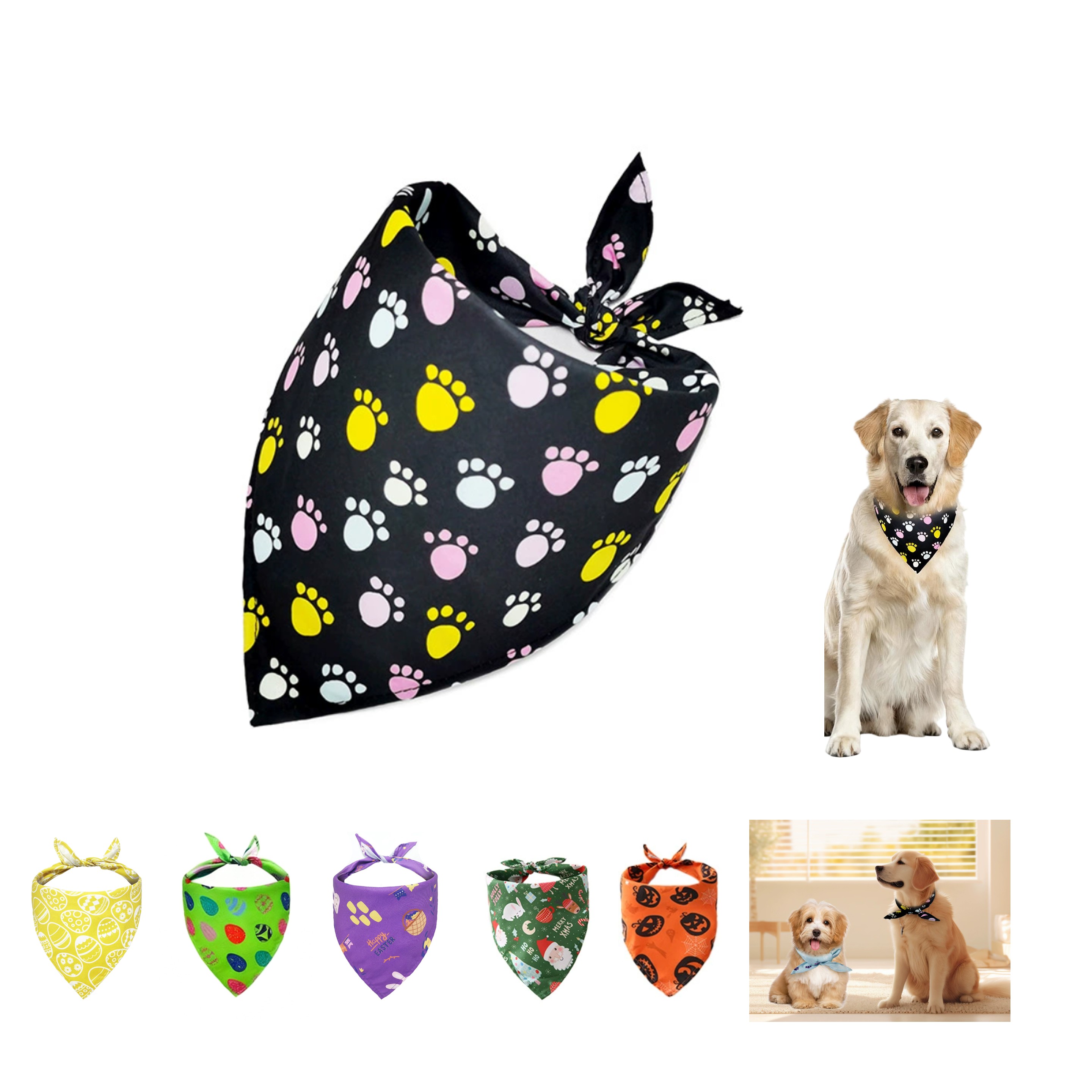 Triangle Pet Bandanna 1