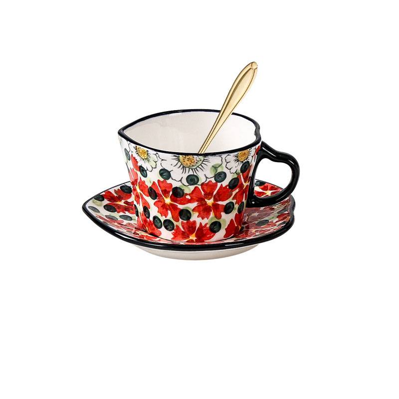 Heart-Shaped Handle Mug Coffee Cup 6