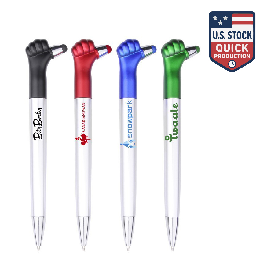 Thumbs Up Ballpoint Pen & Stylus Combo – Fun Promotional Giveaway with Chrome Accent 3