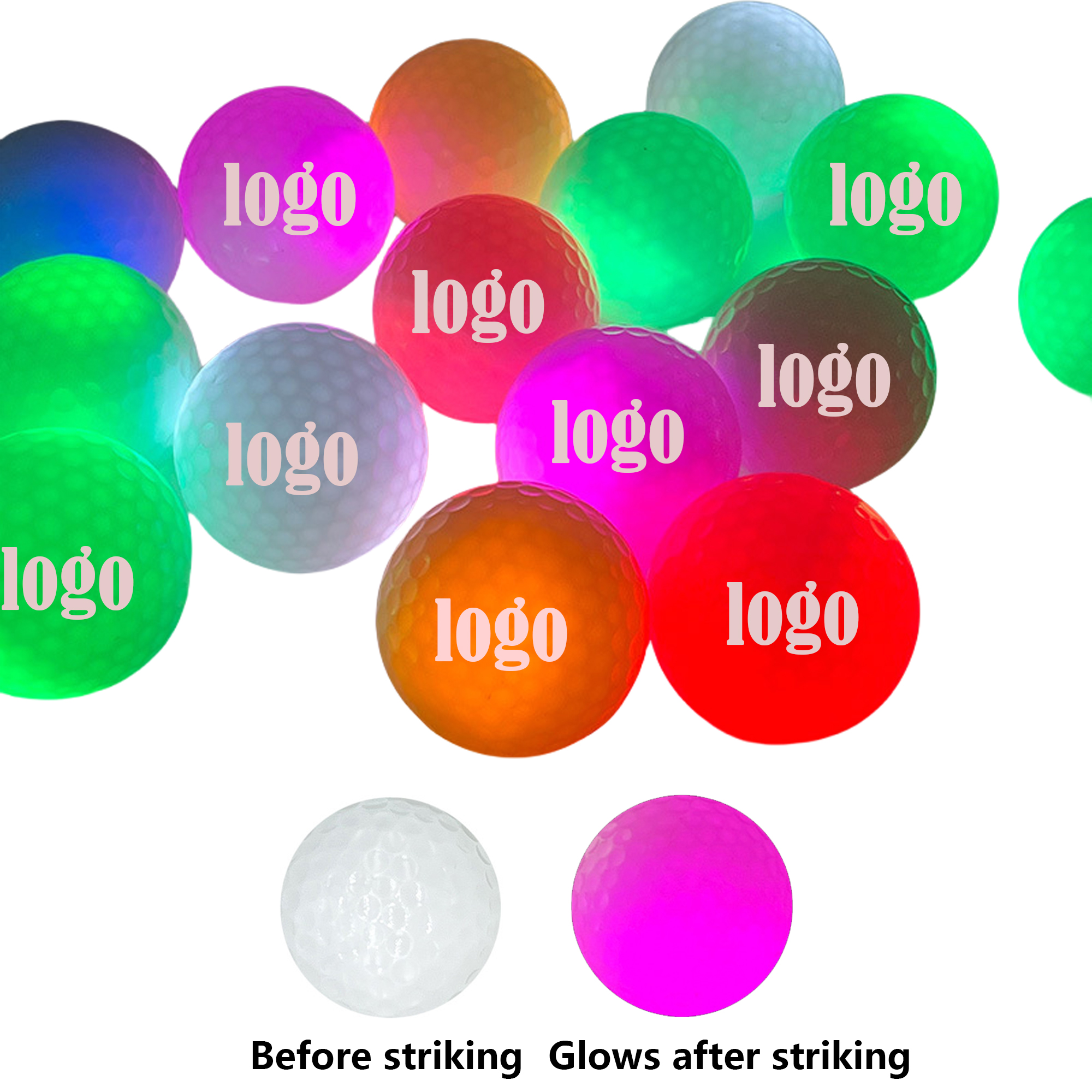 Glow-in-the-Dark LED Golf Balls 1