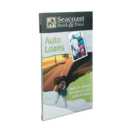 Wall Frame with 4" Header for 8 5 x 11 Insert