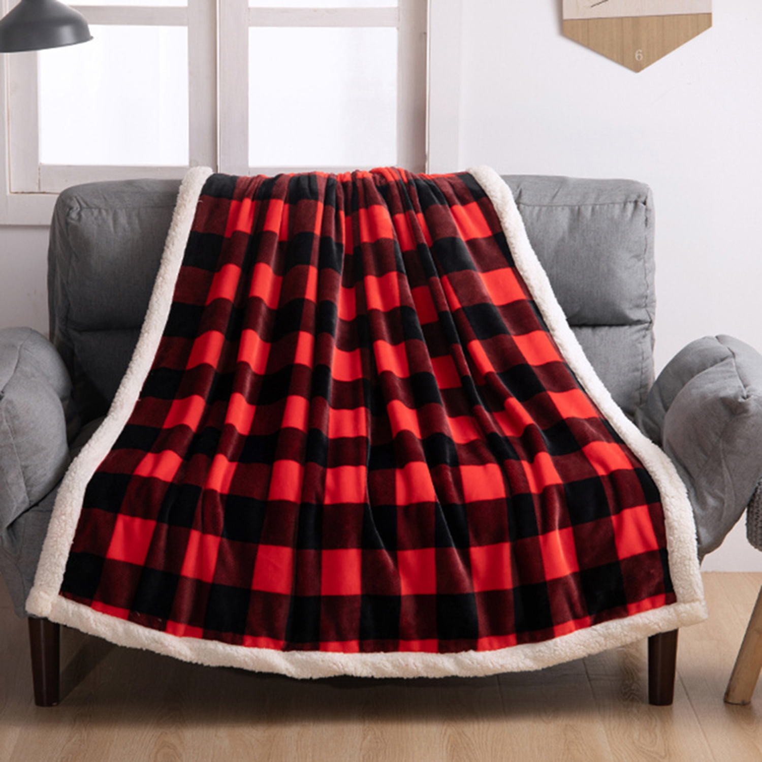 Sherpa Fleece Fuzzy Throw Blanket 3