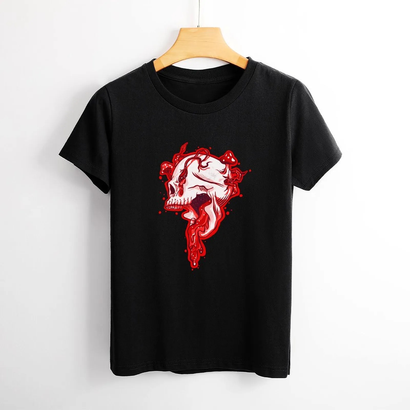 Women's Cotton Crew Neck T Shirt 12