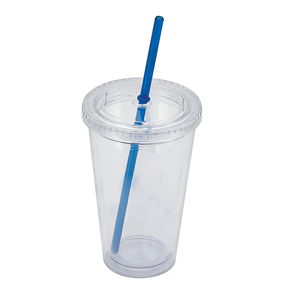16 Oz. Crystal Double Wall Acrylic Tumbler 5