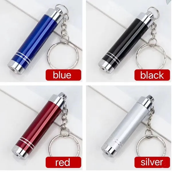 Mini LED Flashlight Aluminum Alloy Keychain 5