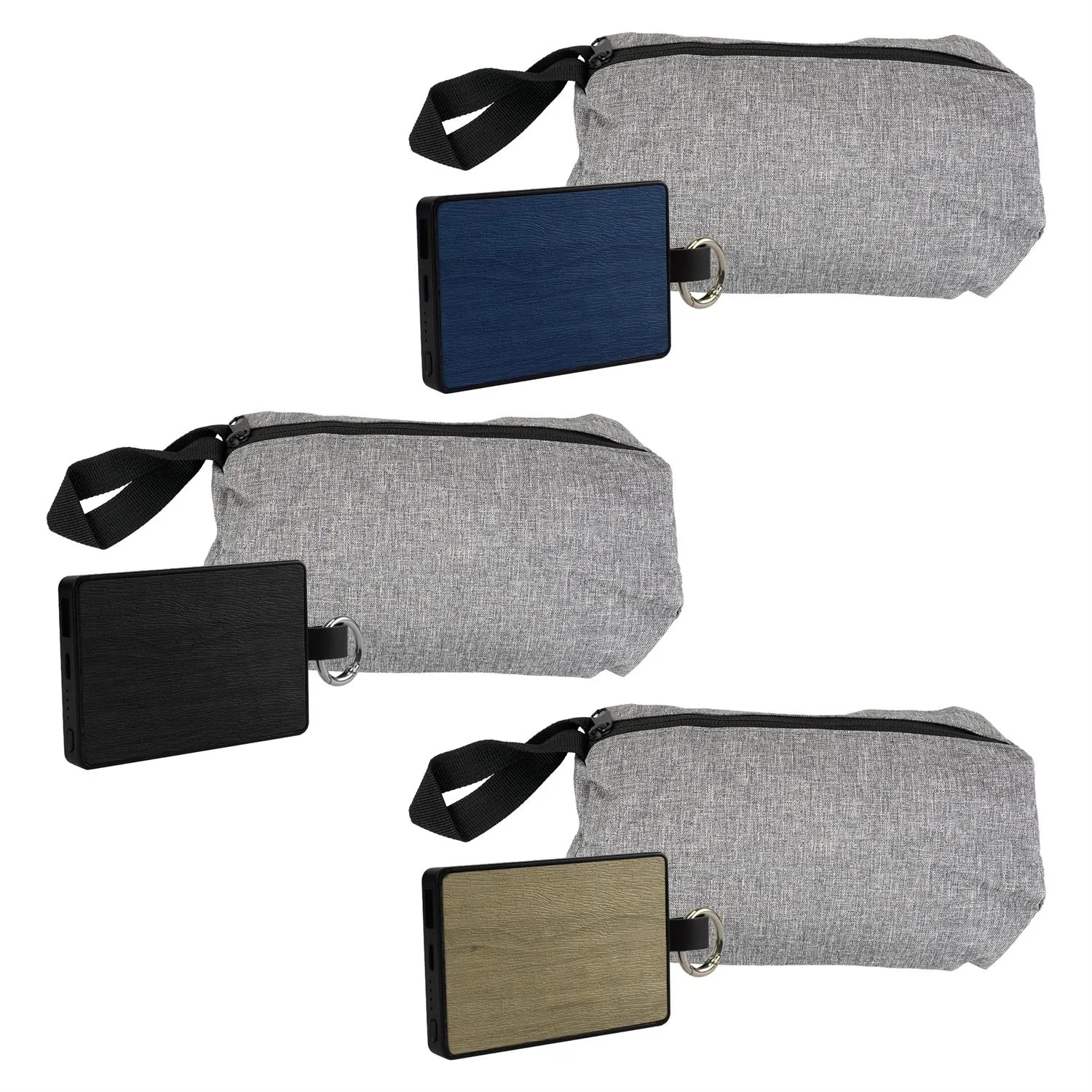 Recycled Woodland Power Bank Set 4