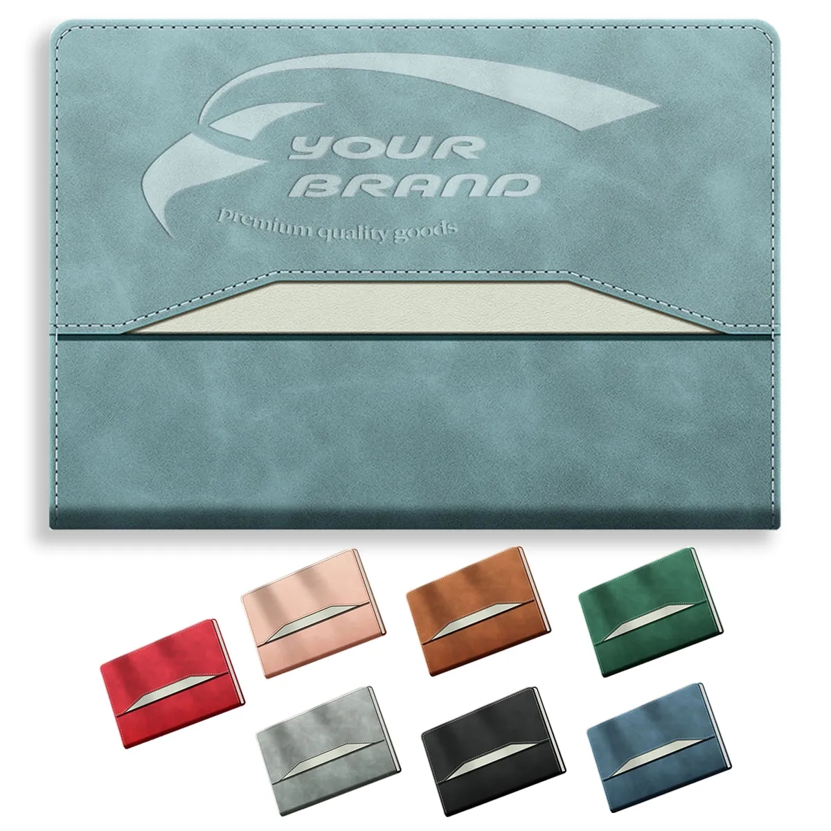 Simple Style Soft Leather Business Office Meeting Notebook 2
