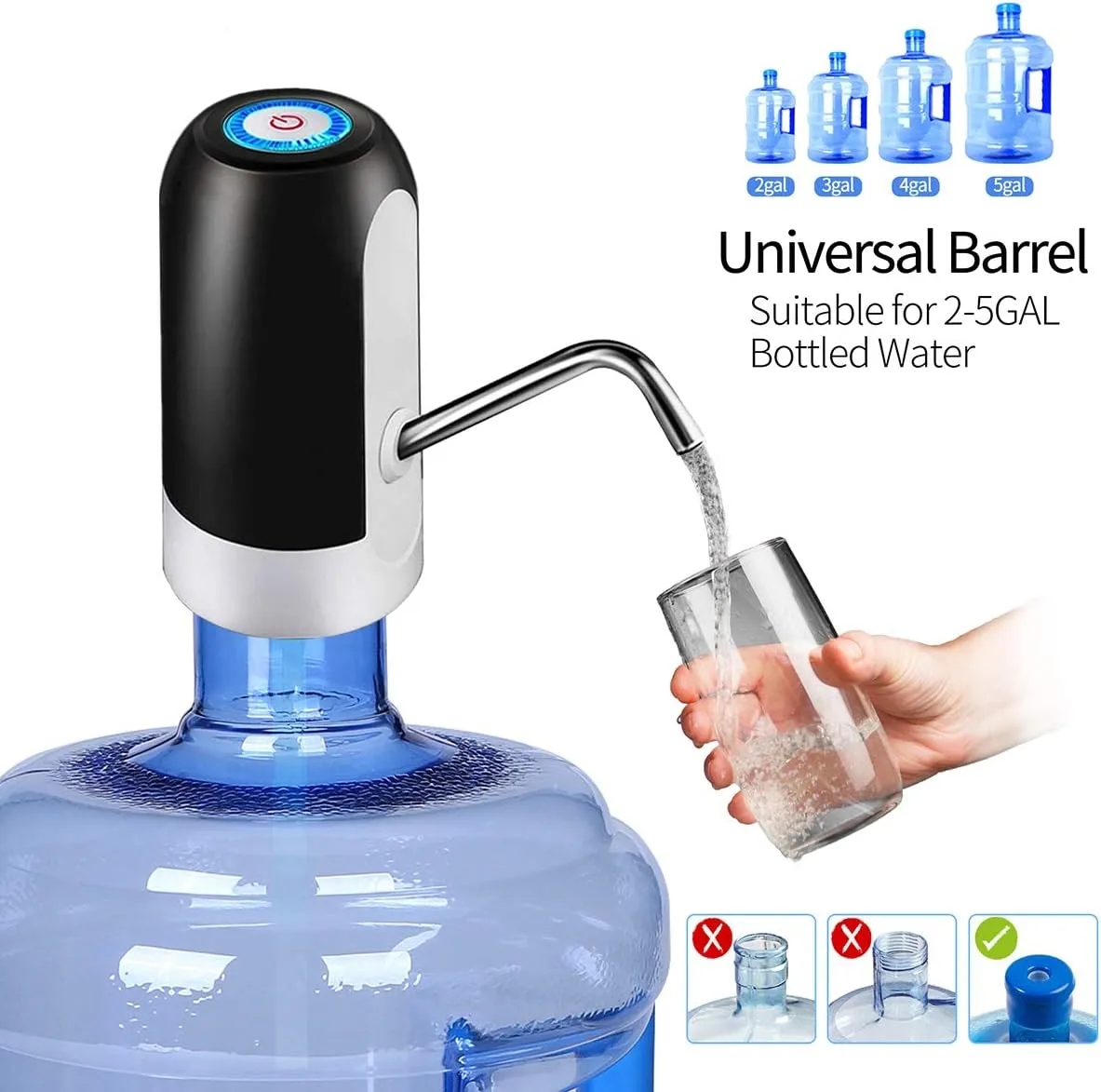 Universal Bottle Electric Water Dispenser 4