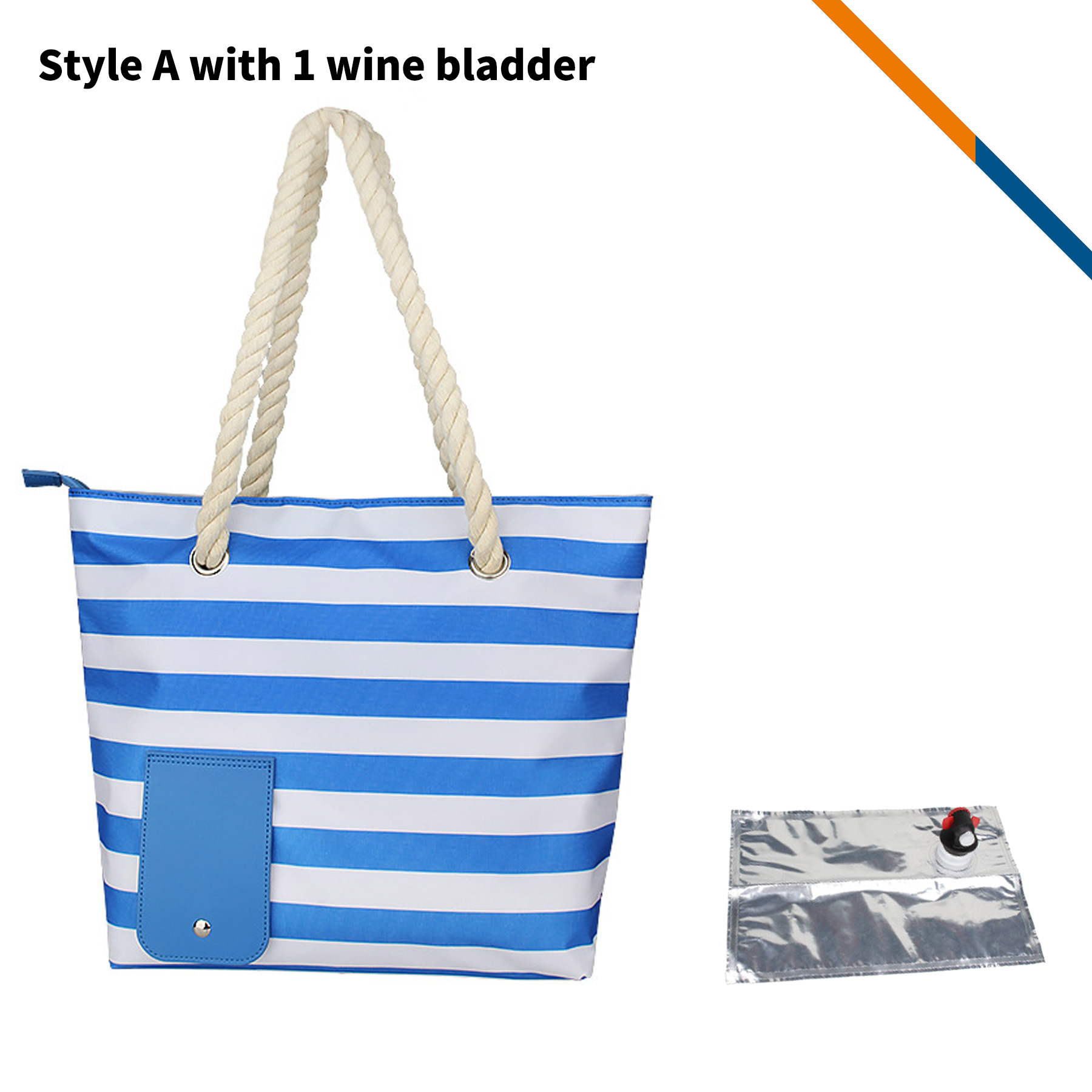 Vinzo Beach Wine Cooler Tote Bag 11