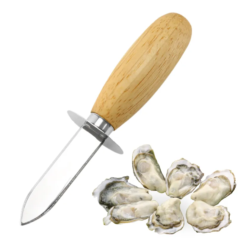 Wooden Handle Oyster Shucking Knife 10