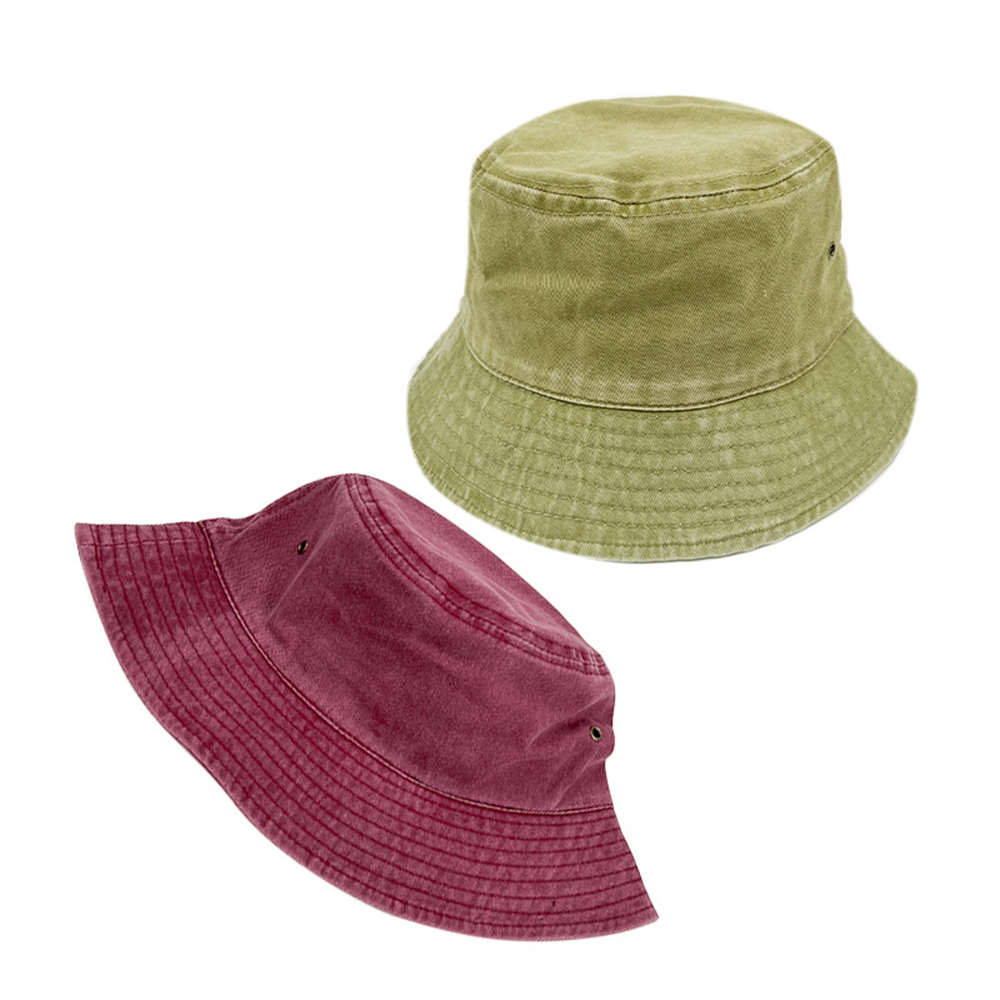 Aging Treatment 100% Cotton Bucket Hat 3