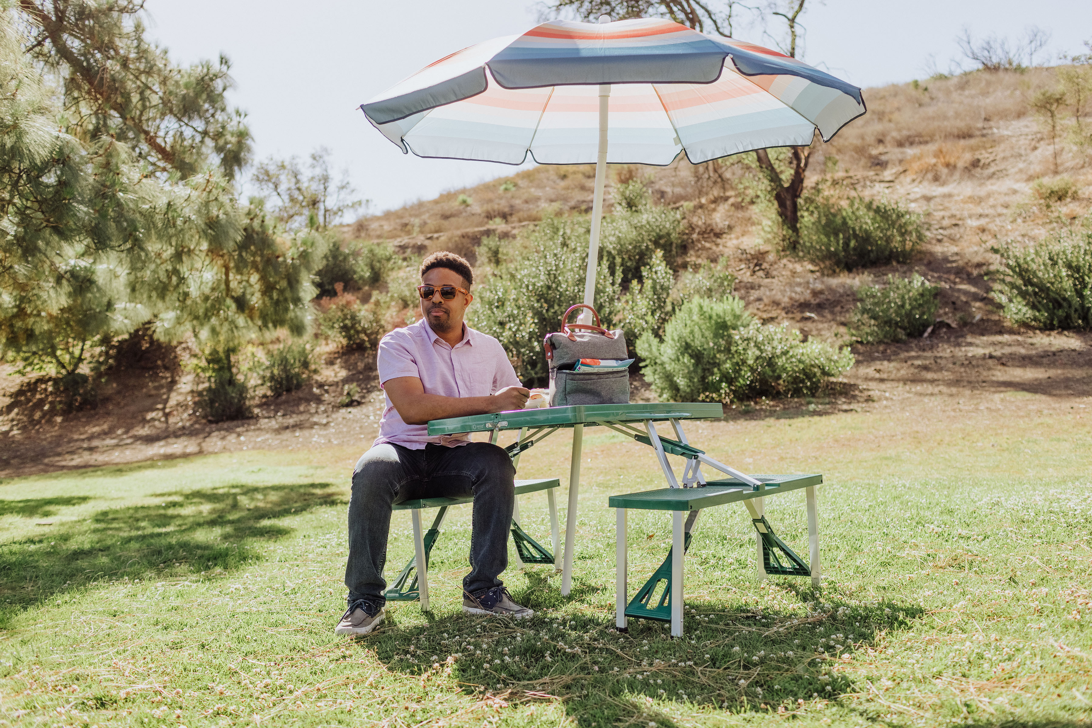 Picnic Table Portable Folding Table with Seats 16