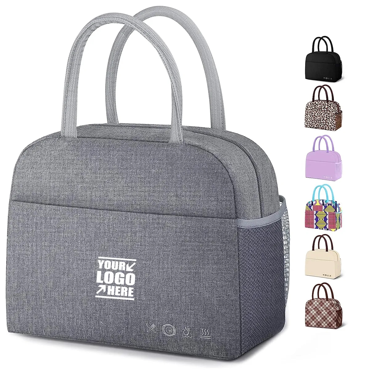 Custom Reusable Leakproof Insulated Lunch Tote Cooler Bag 3