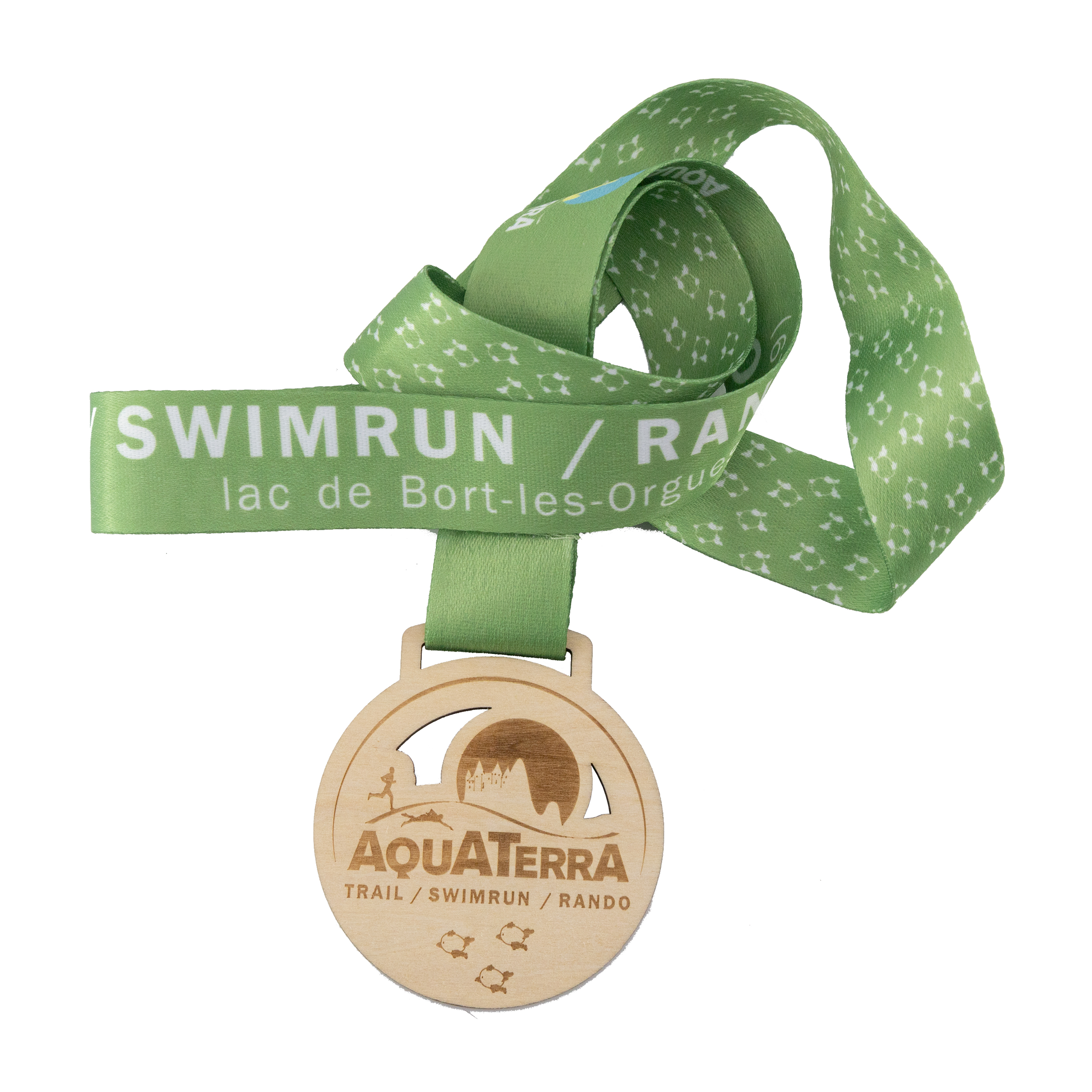 Custom Wood Medals Engraved (1-1/2") 5