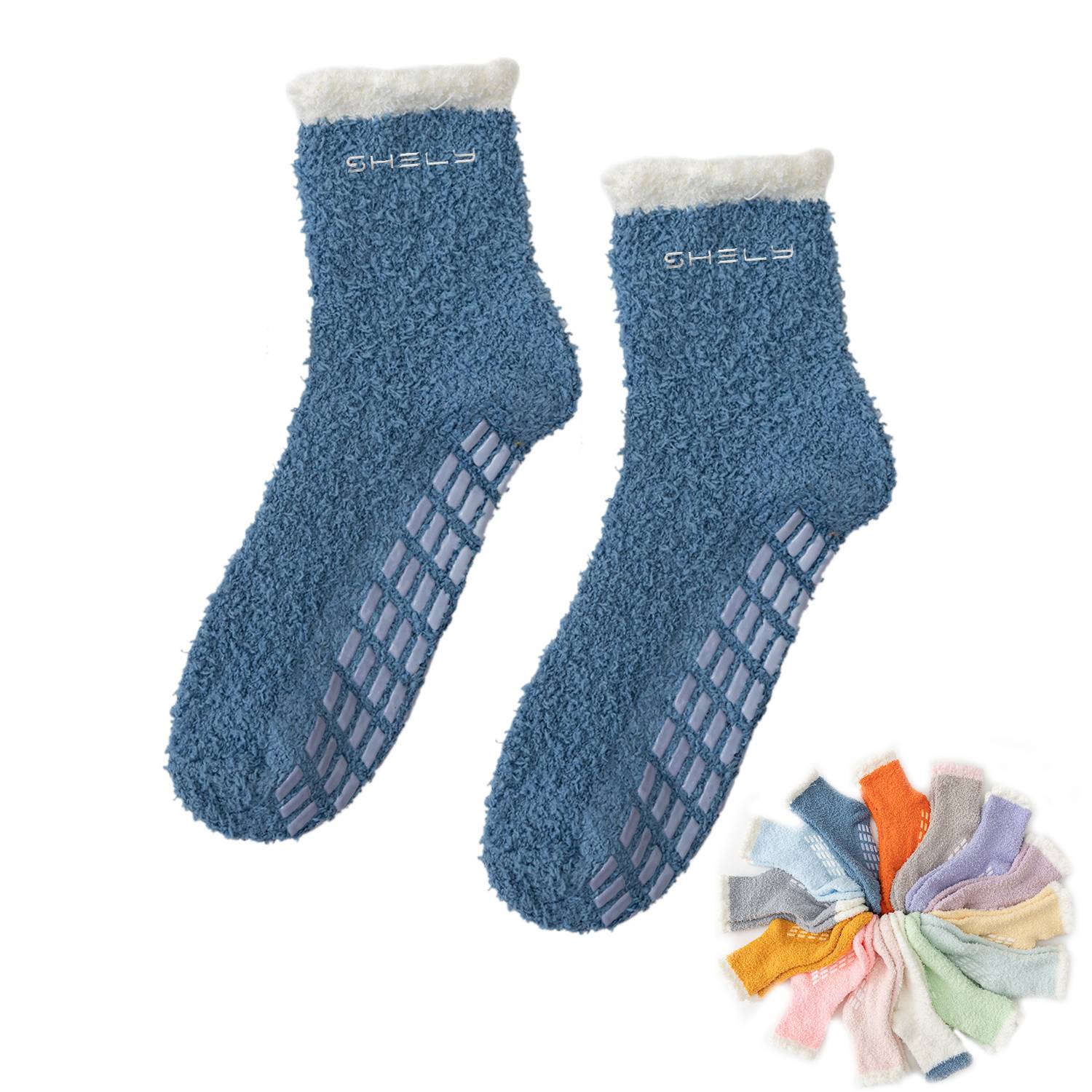 Anti Slip Plush Grip Socks 11