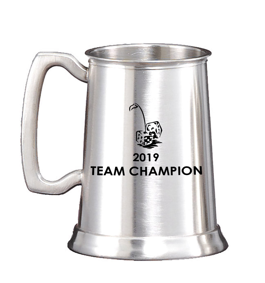 19 Oz Clear Bottom Pewter Tankard 3