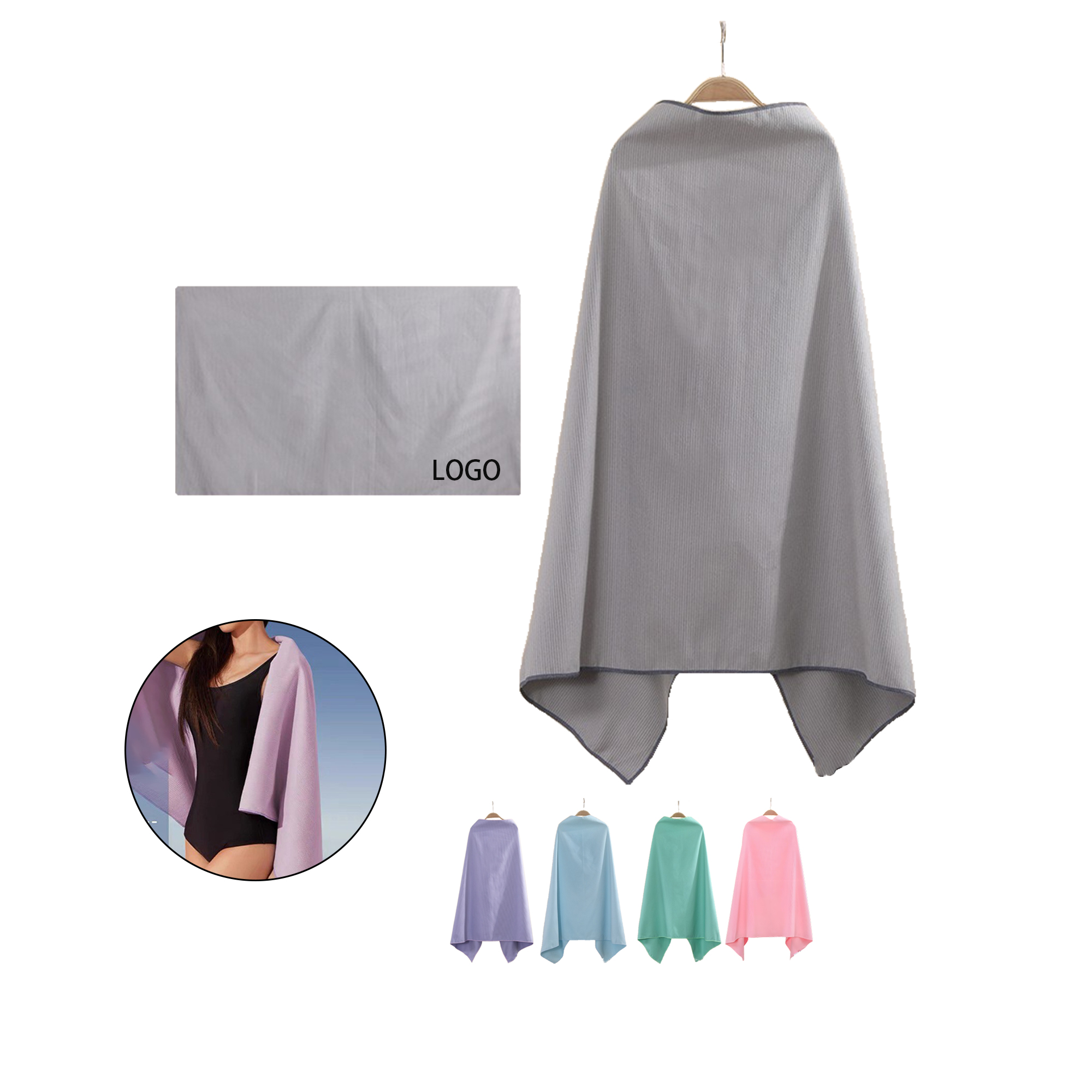 51.2" x 31.5" Microfiber Travel Sports Towel-Quick Dry Towel 2