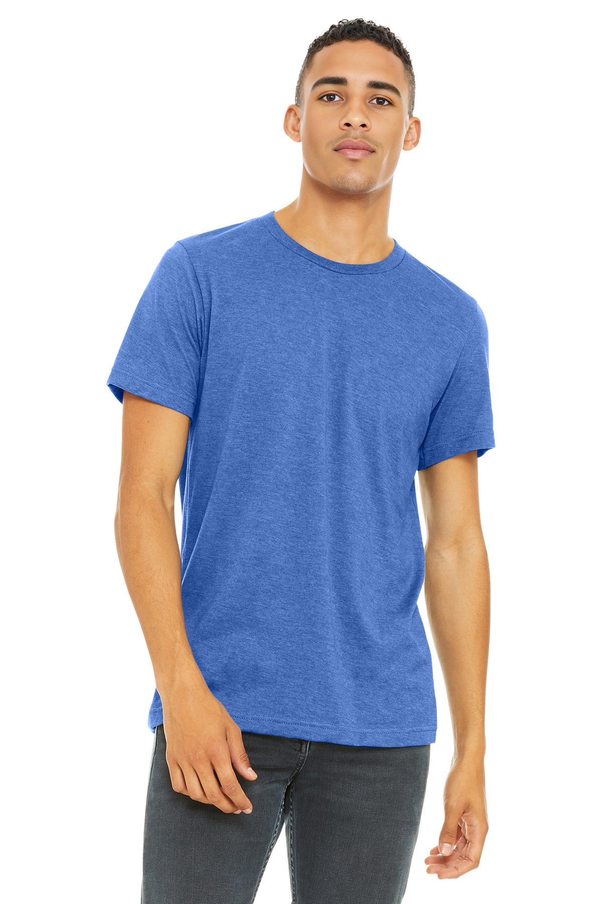 BELLA+CANVAS Unisex Heather CVC Short Sleeve Tee. BC3001CVC 727