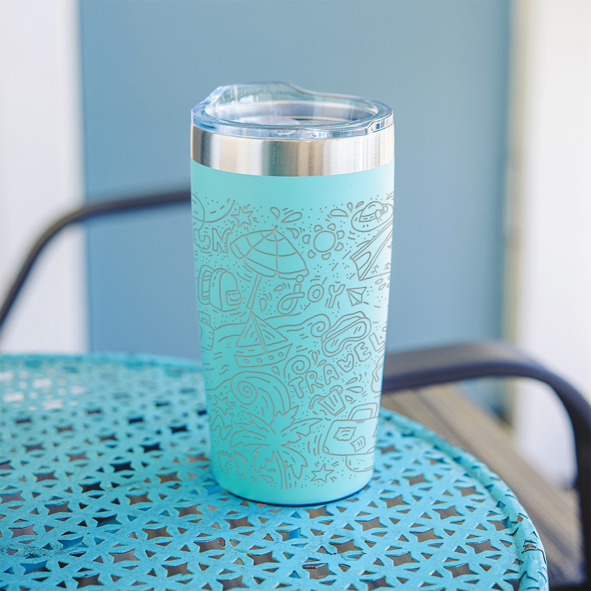 20 Oz. Full Laser Two-Tone Himalayan Tumbler 18