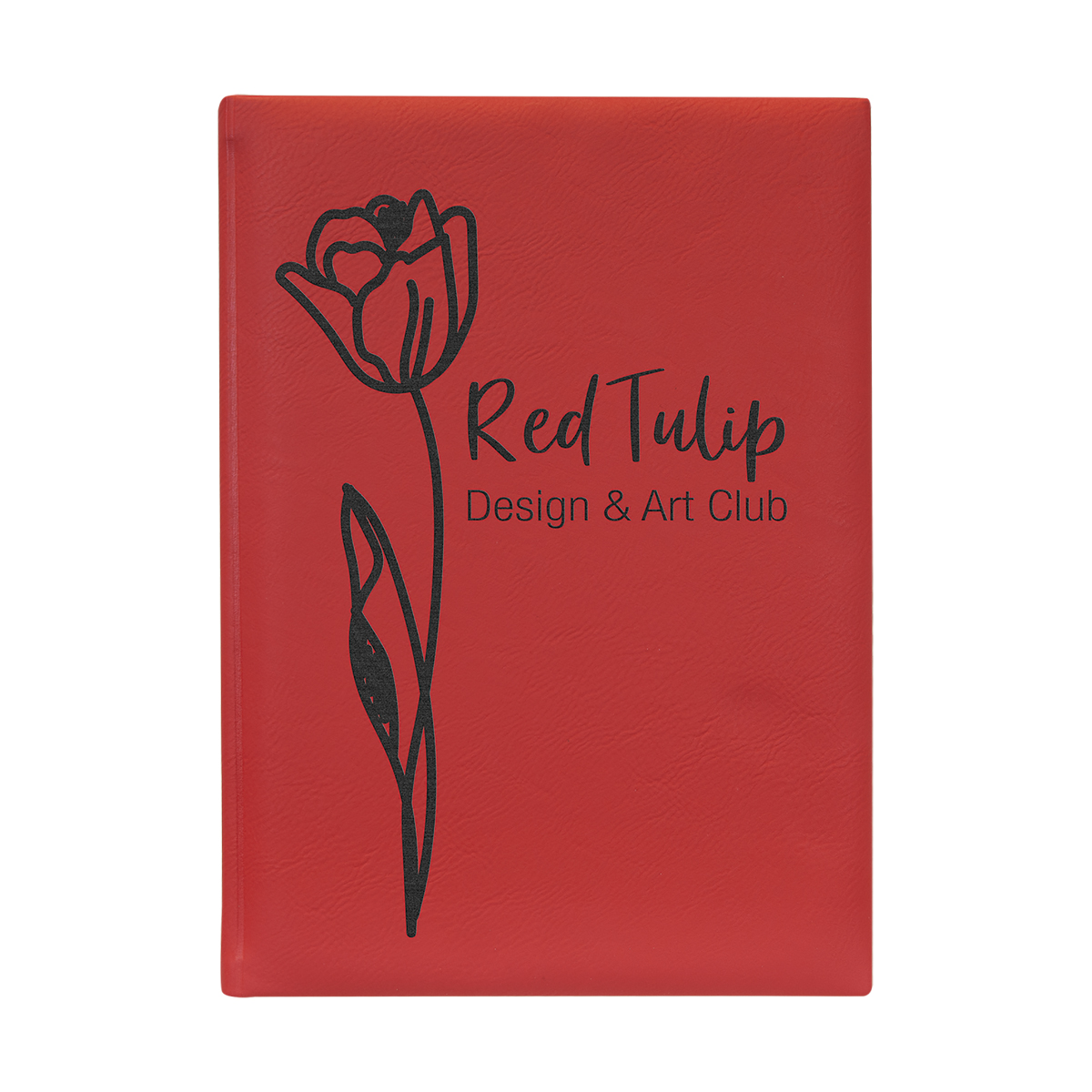 7" x 9" Red Leatherette Sketch Book