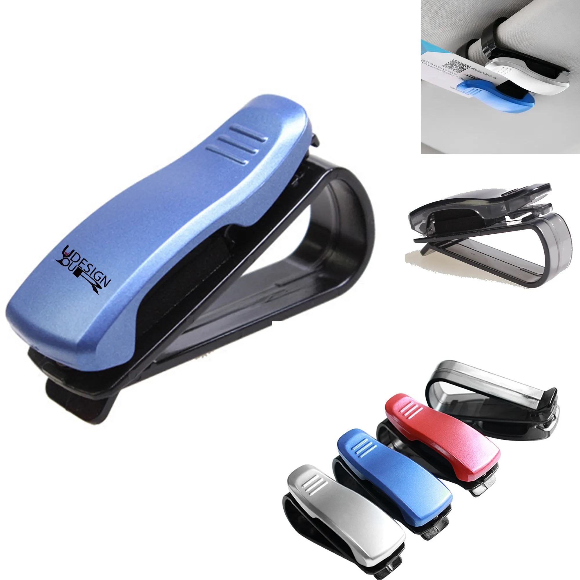 Car Visor Eye Hooks Sunglasses Clips MOQ 10pcs 9