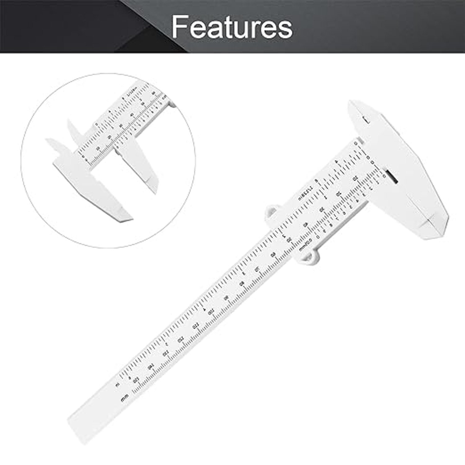 0-5.9inch plastic calipers can be customized 3