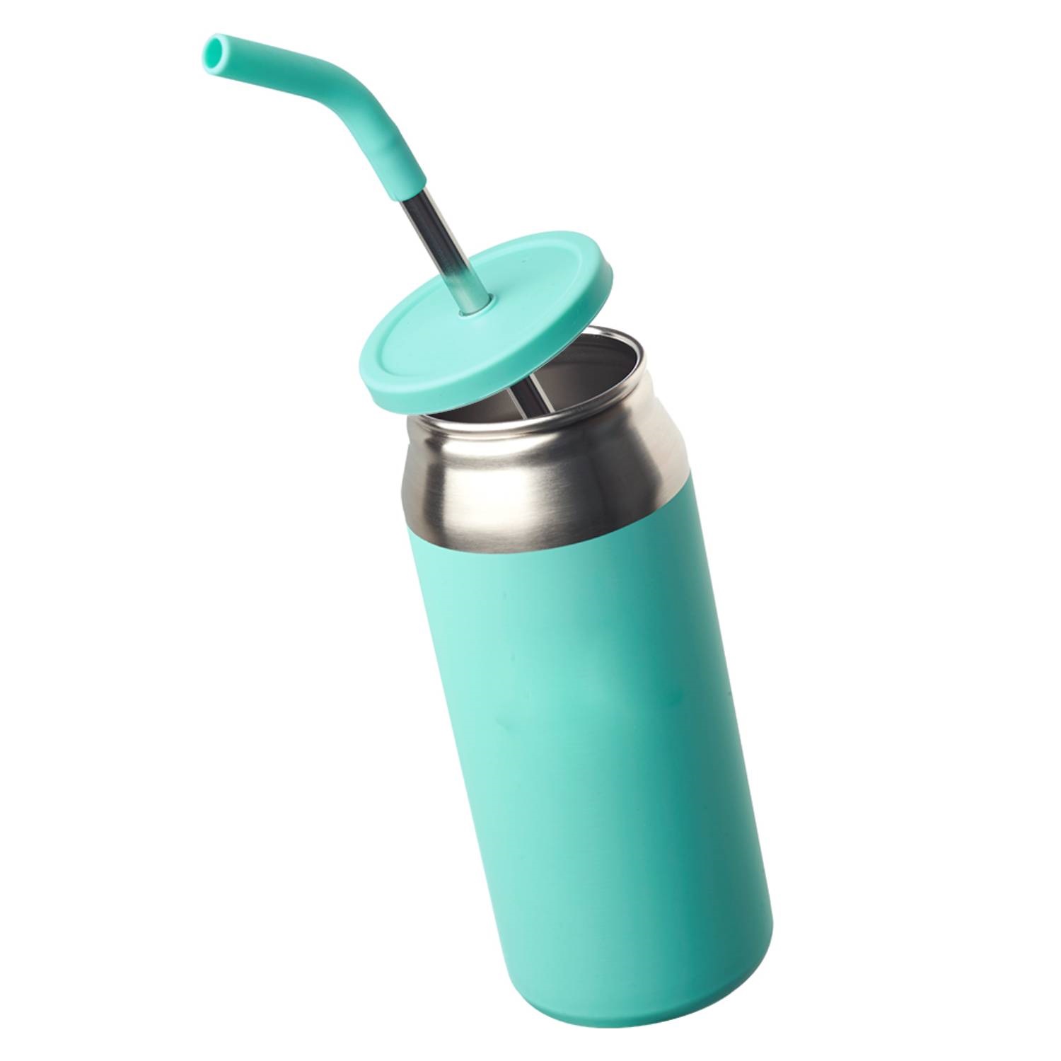 Stainless Steel Tumbler with Lid and Straw, 22 oz. 6