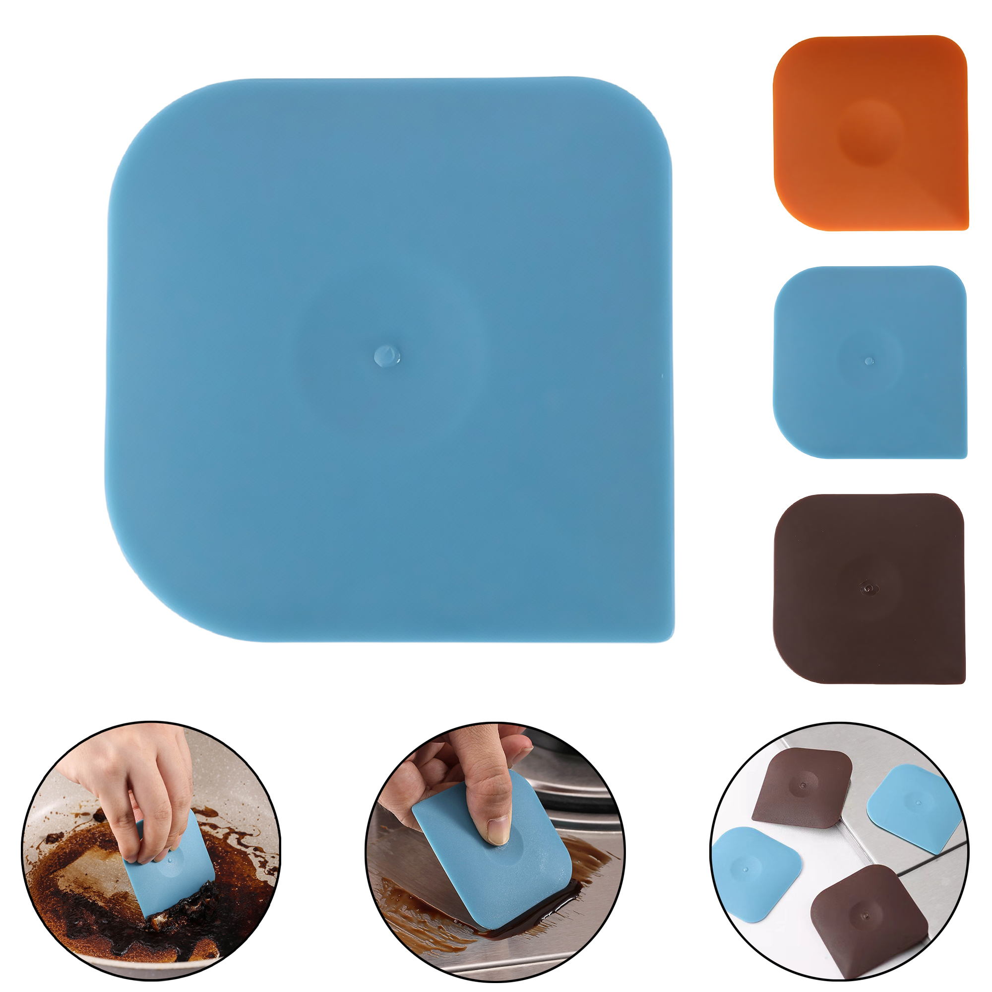 Nylon Scraper Tool for Cast Iron Pan Cleaning 3