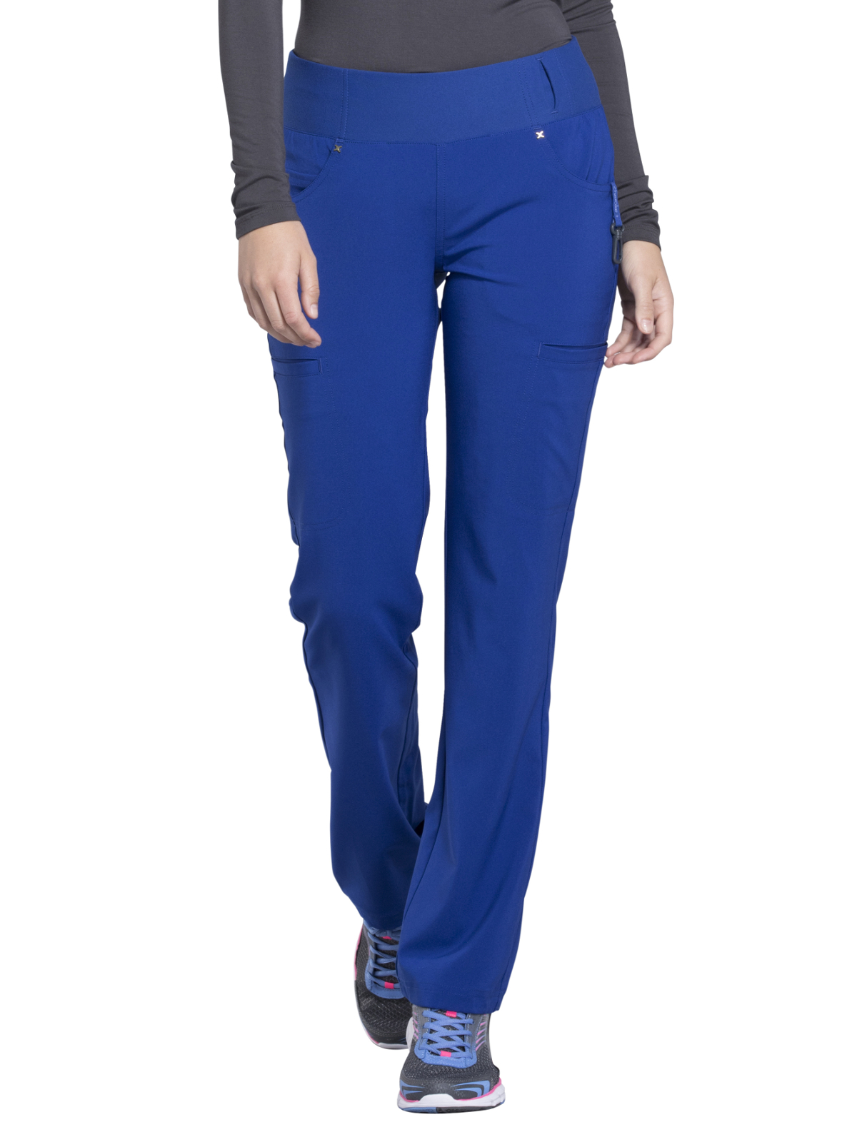 Cherokee - iFlex - Mid Rise Straight Leg Comfort Knit Waistband Pull-on Pant 18
