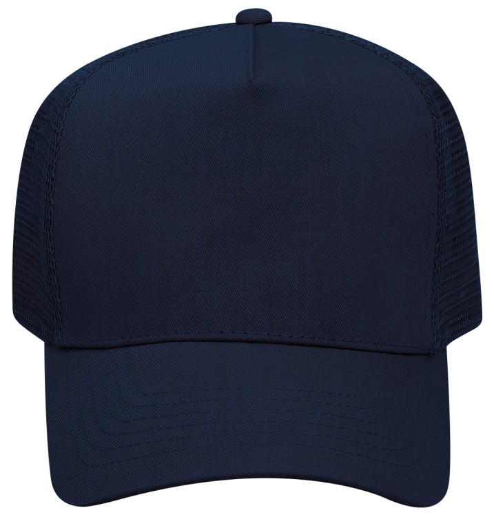 OTTO CAP® 5 Panel Mid Profile Mesh Back Trucker Hat 38