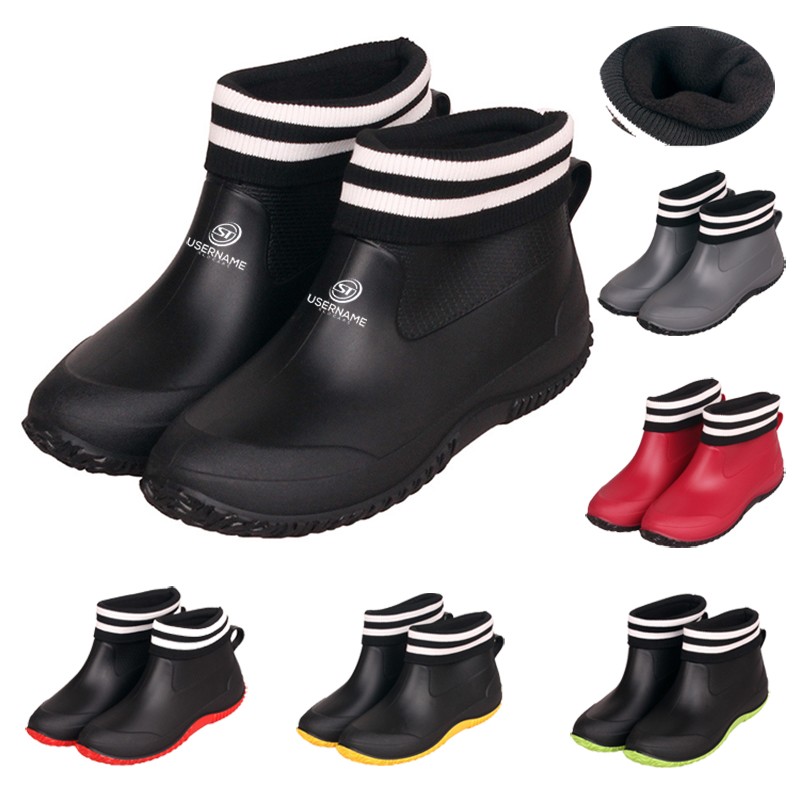 Winter Rain Boots Men Waterproof Shoes 2