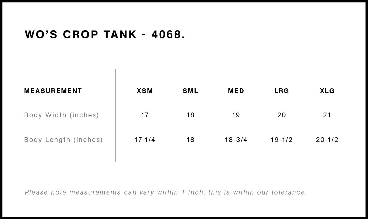 Wo's Crop Tank | 4068 24