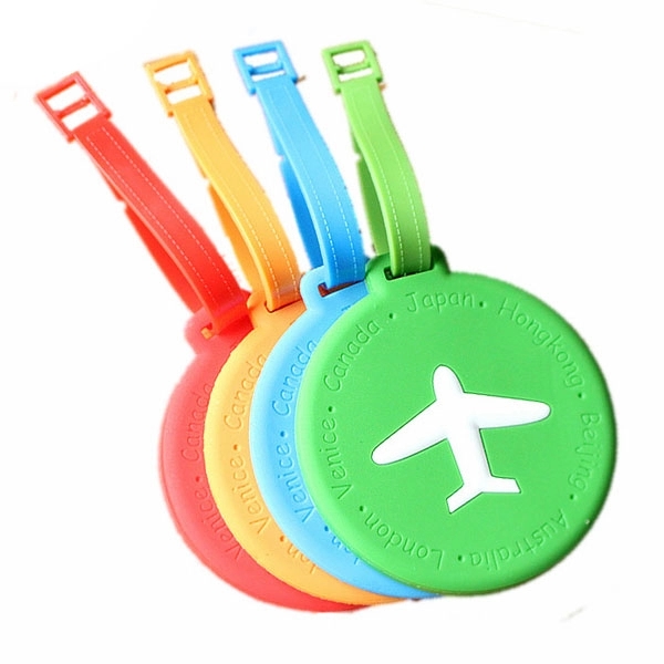 Round Soft PVC Luggage Tag 2