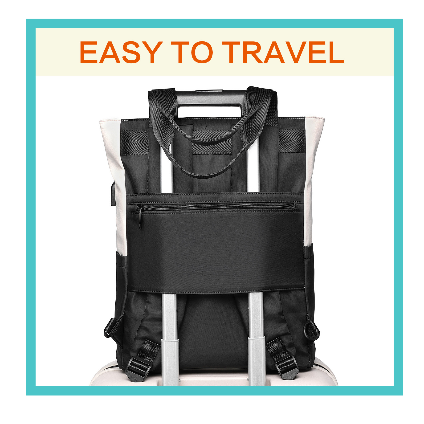 Women's Convertible Laptop Backpack for Work and Travel 4