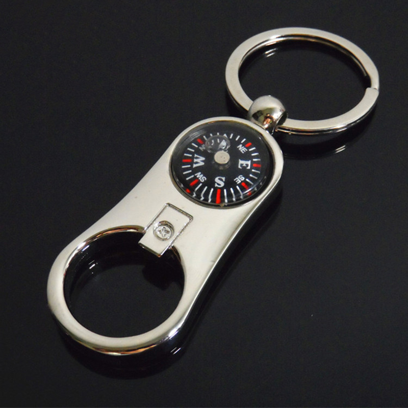 3 in 1 Compass Metal Key Ring and Bottle Opener 3