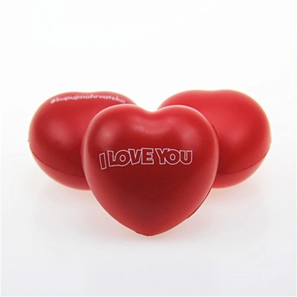 PU Heart Shaped Stress Balls 1