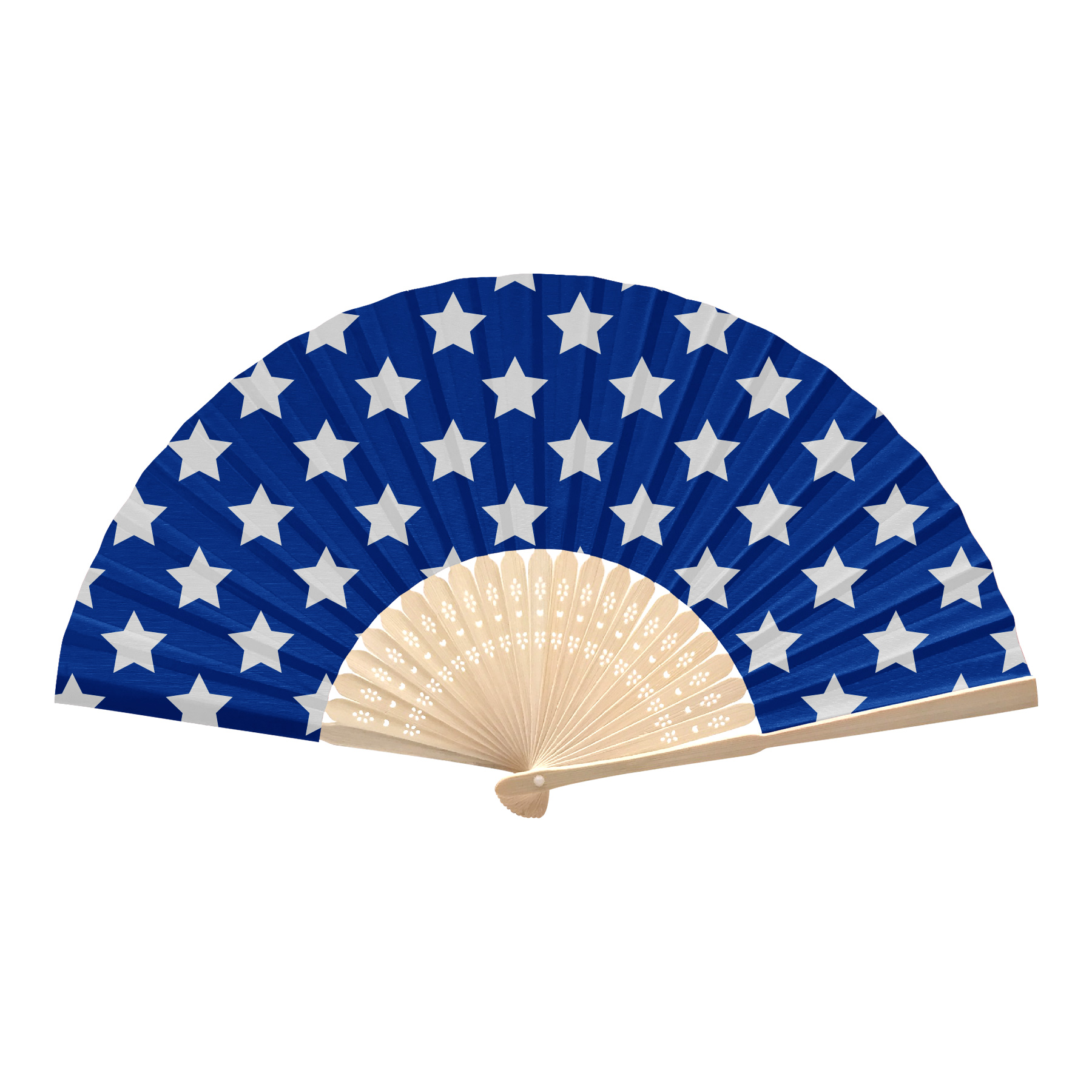 Bamboo Handle Folding Fans 30