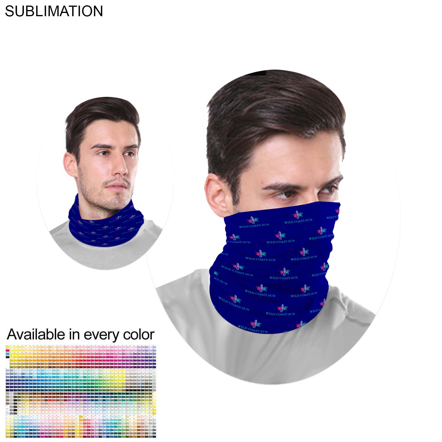 Sublimated Multifunction Tubular Neck Gaiter (In stock, Fast production) 3