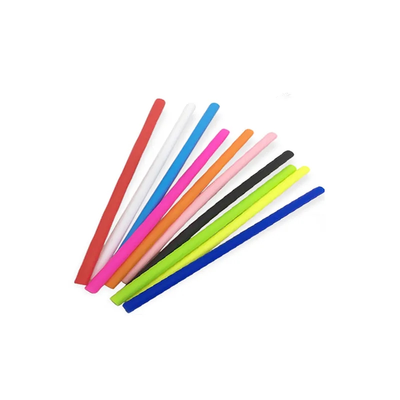 Collapsible Silicone Straw Keychain With Carrying Case 5