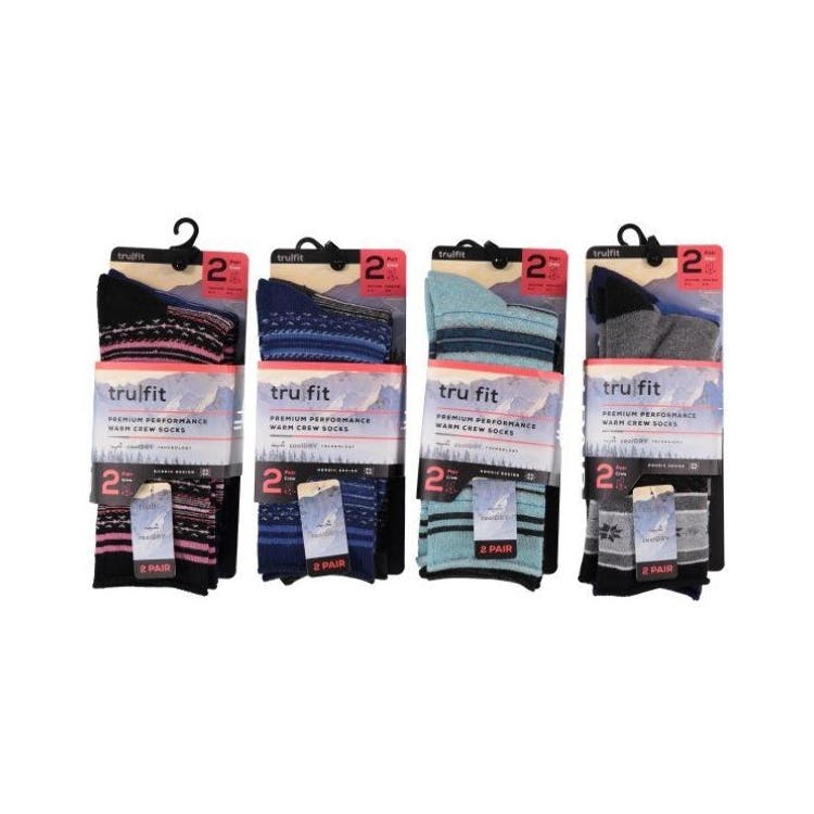 Women's Warm Crew Socks - Assorted 2