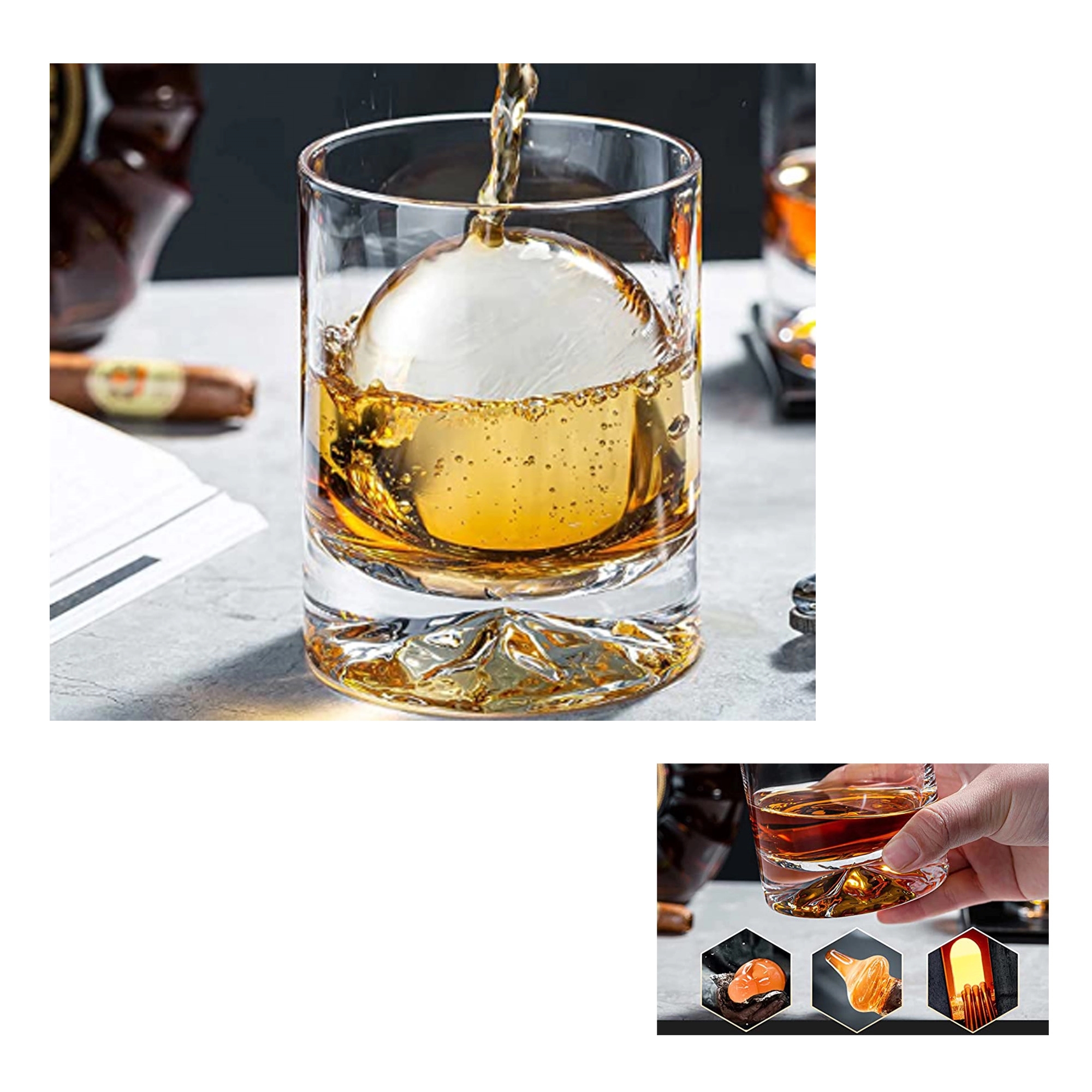 10oz. Printed Fashione Glass Cup 7